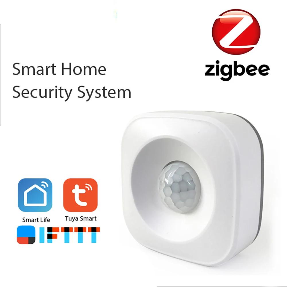 Пассивный инфракрасный датчик движения Tuya ZigBee с поворотом на 360 °|Автоматизация
