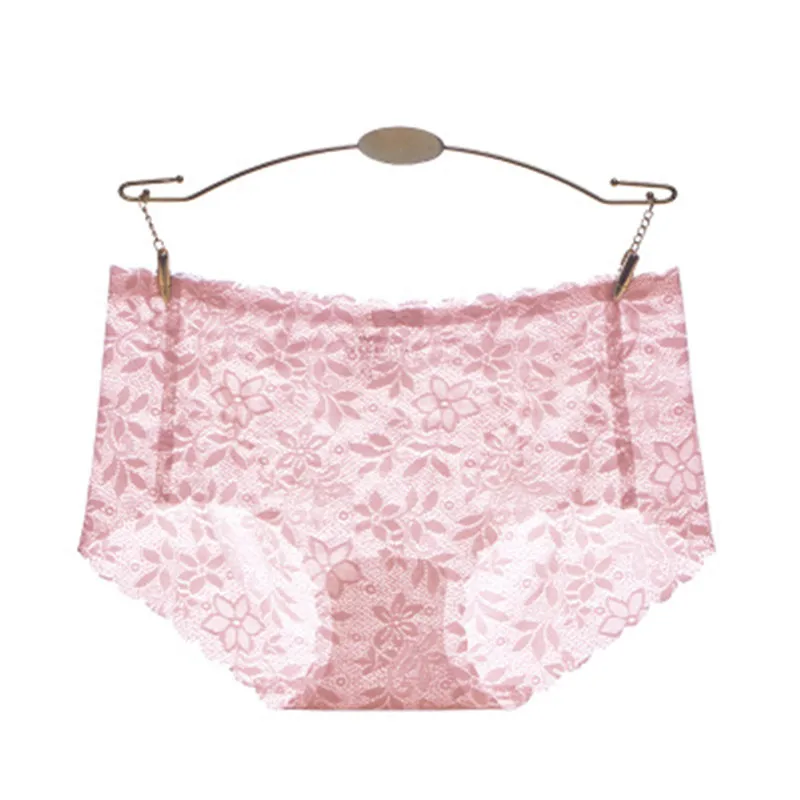 

Mid Waist Cotton Panties Briefs Lace Panties Women Floral Underwear Lingerie