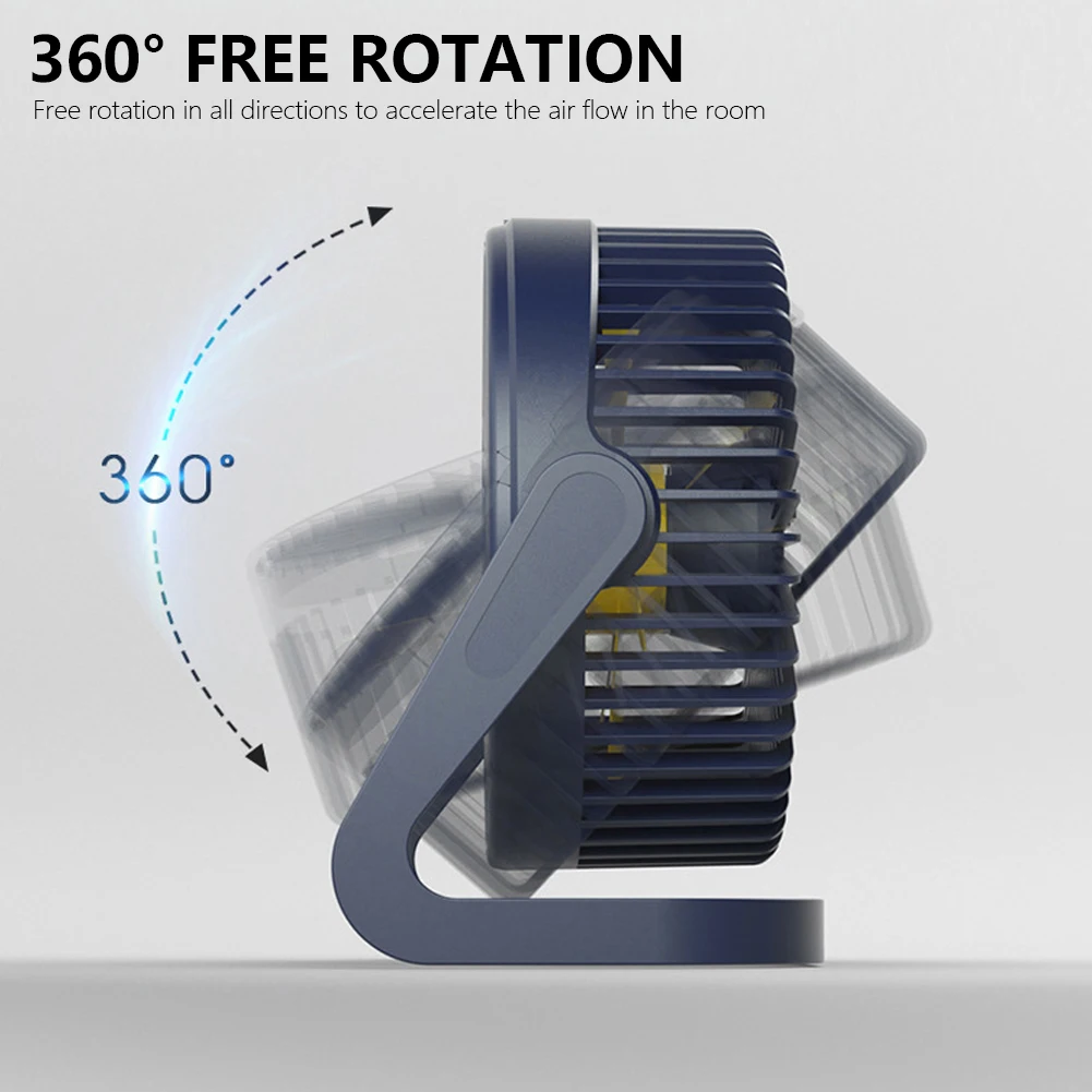 Портативный USB вентилятор для охлаждения настольный мини кулер с регулируемым