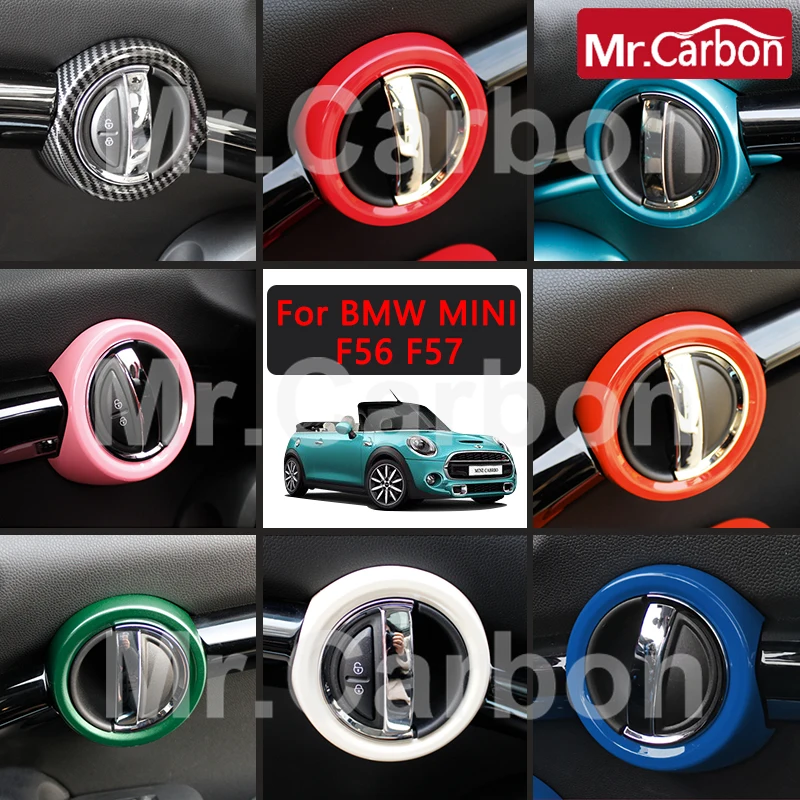 

Car Inner Door Handle Decorative Frame Door Bowl Protection Sticker For BMW MINI ONE Cooper F56 F57 Car Modification Accessories