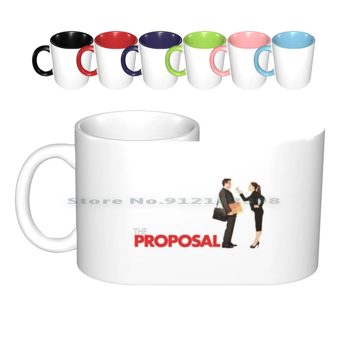 

The Proposal Ceramic Mugs Coffee Cups Milk Tea Mug The Proposal Sandra Bullock Ryan Reynolds Film Movie Romantic Comedy Andrew