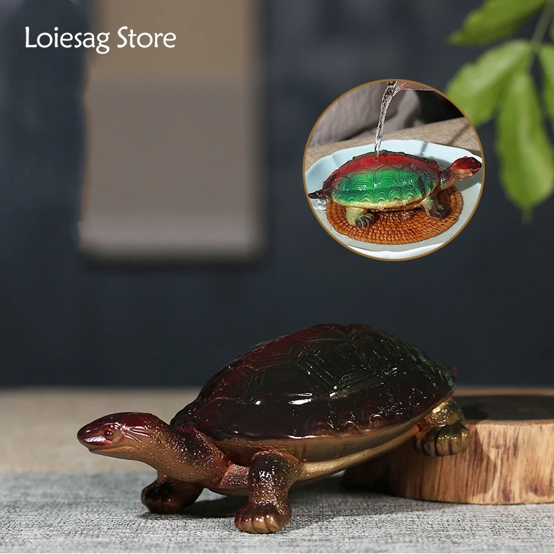 

Loiesag Yixing фиолетовый песок Чай Домашние животные меняющие цвет черепаха бутик творческая скульптура орнамент может поднять чайный набор ску...