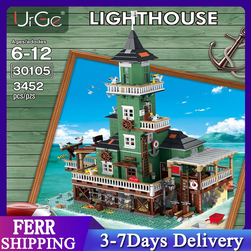 

Встроенный строительный блок для рыбалки, 30105 деталей