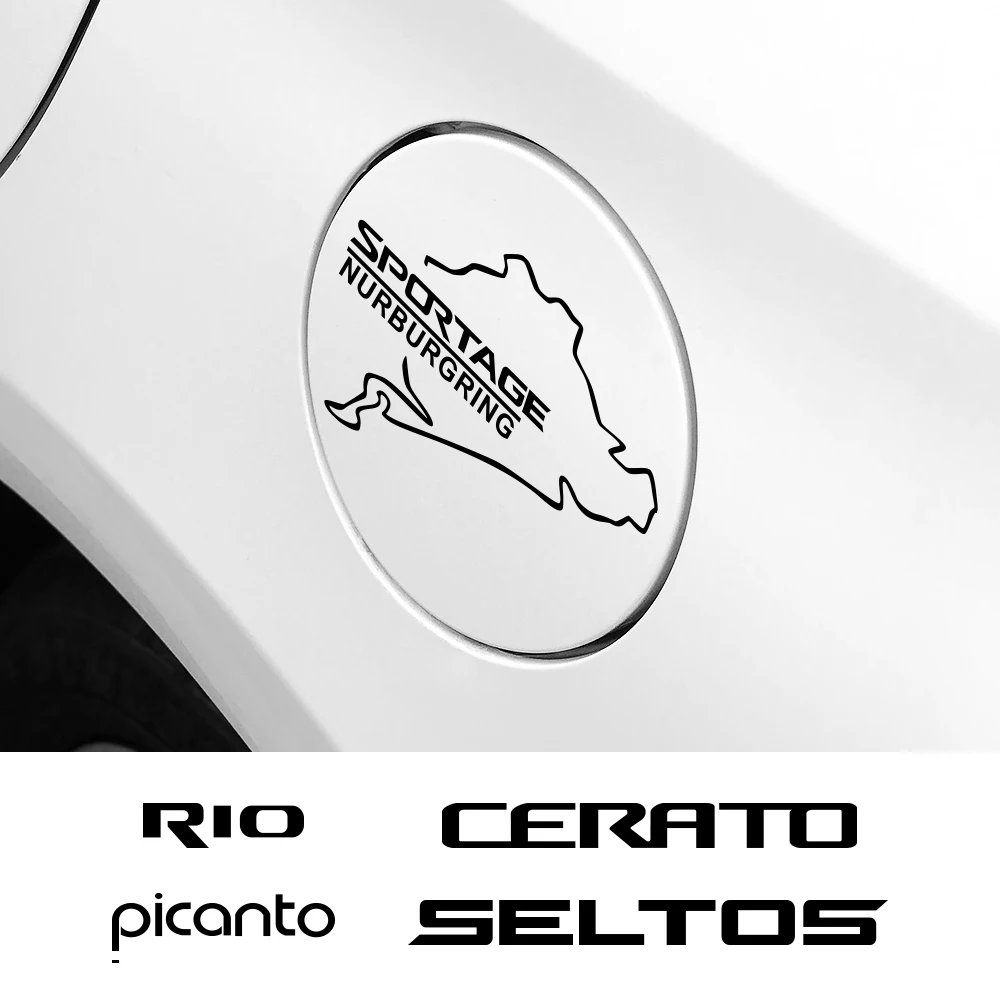 Автомобильная наклейка на топливный бак для Kia CARENS CARNIVAL CERATO K5 mohas NIRO PICANTO RIO SEDONA SELTOS