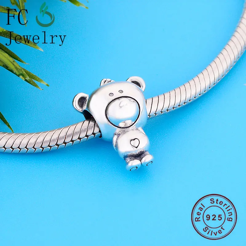 FC ювелирное изделие оригинальный фирменный браслет с шармами из серебра 925 пробы