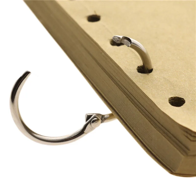 3 Pcs Loose ring Keychain Stainless steel ring Notebook loose-leaf ring Multi-functional steel ring 20/30/25/68/82/45/55/38mm