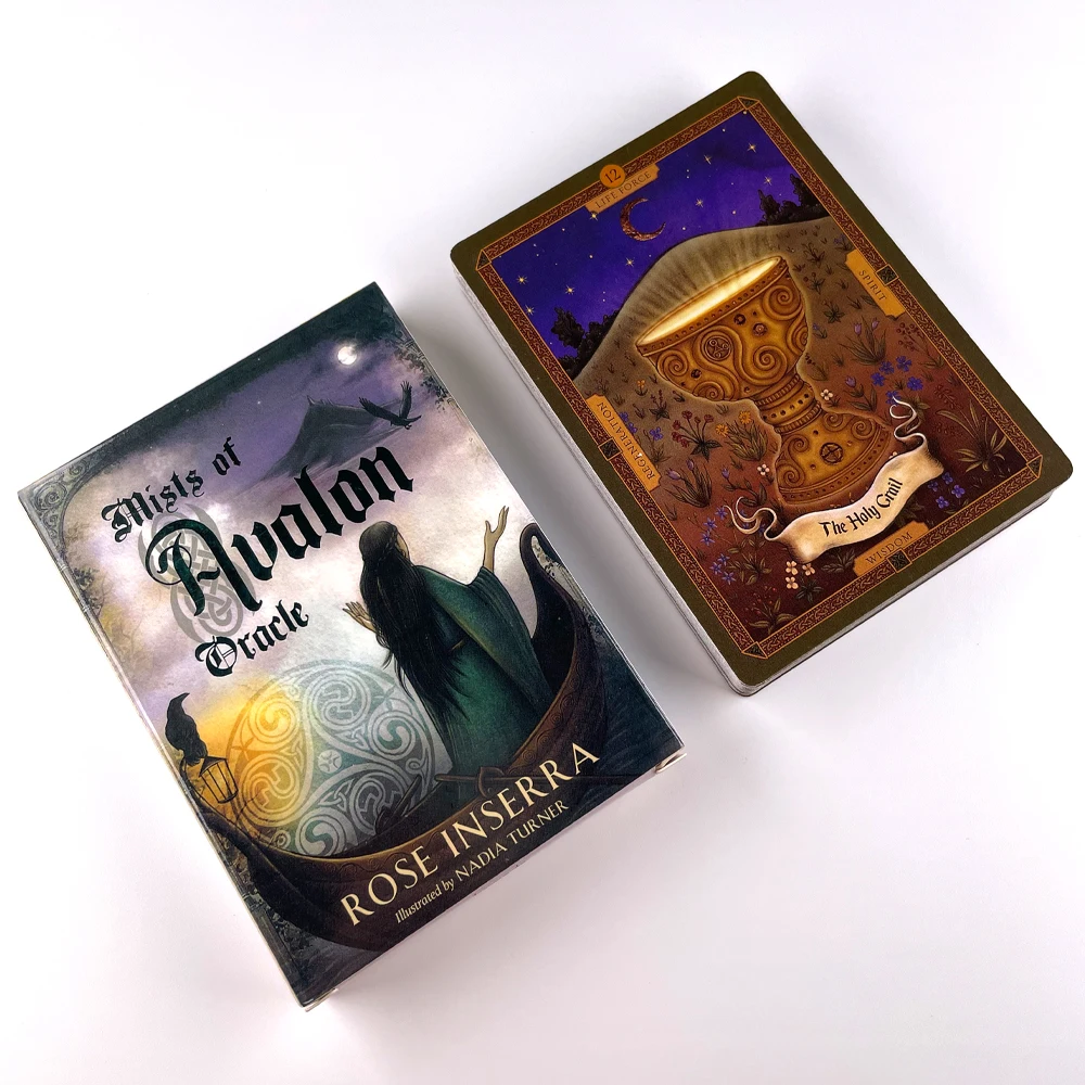 Mists of Avalon Oracle Tarot Cards Artistic Popular Styles Retro Style Tarot Mysterious Decks Witchcraft Board Games