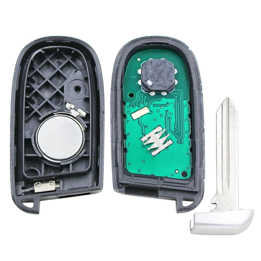 4 + 1/5 кнопки дистанционный смарт ключ брелок для Dodge Jeep Chrysler 433 МГц с ID46 7953A чип Uncut