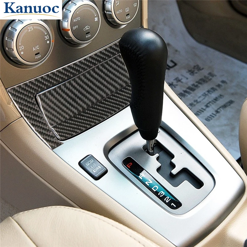 

Для Subaru Forester 2005-2008 центральное управление автомобиля средняя коробка для хранения панель отделка крышка из углеродного волокна наклейка ак...