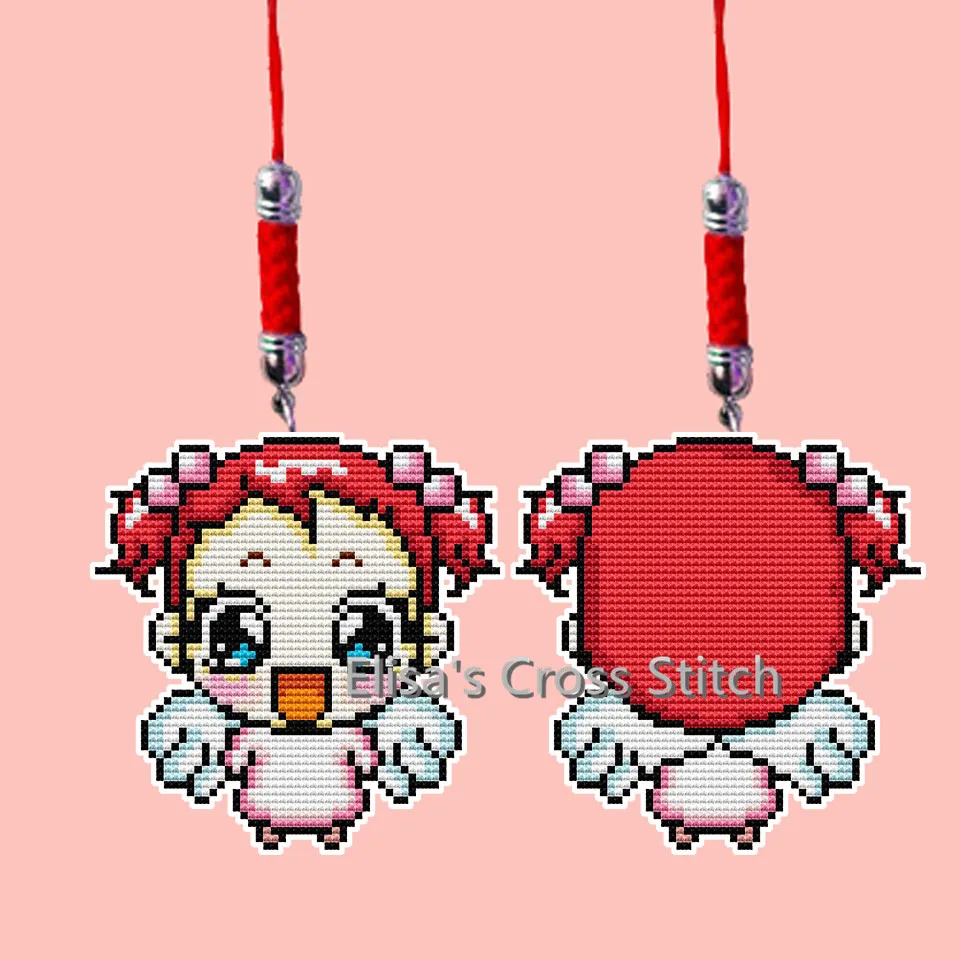 

211 Stich Kits Phone Key Bag Hanging Accessories Craft Needlework Packages Counted Cross-Stitching Kit Homefun Cross Stitch