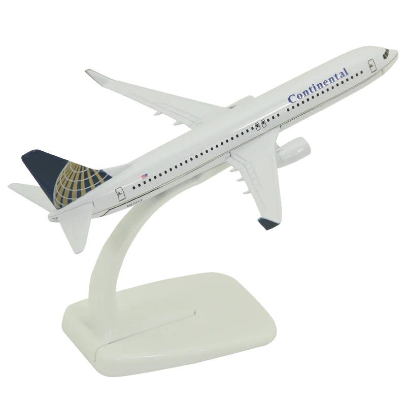

16cm United States Aircraft Model Boeing B737-800 Continental Airlines Airplane Model Continental Static Alloy Toys for Children