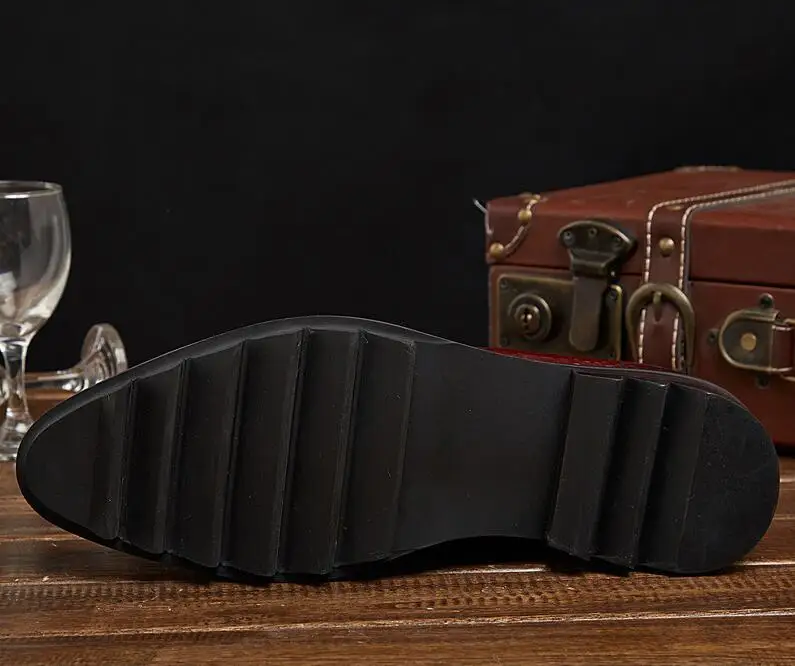 Качественные Мужские модельные туфли из крокодиловой кожи роскошные мужские