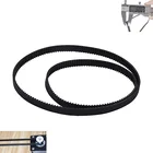 Ремни ГРМ MEGA GT2 с замкнутым контуром, ширина 6 мм, резиновый обхват 110 112 122 158 200 232 280 300 400 мм, деталь для 3D-принтера 2GT синхронный