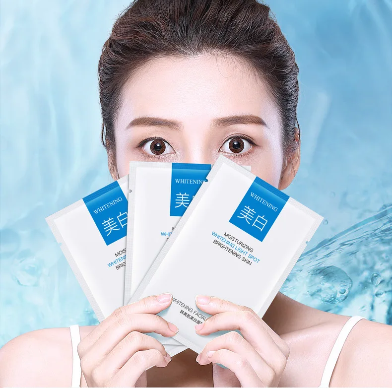 8 Pieces Whitening Mask Moisturizing and Brightening Silk |
