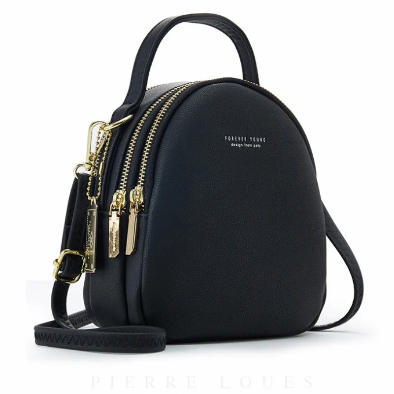 

NEW fashion Leather Mini Backpack Purse for Women Ladies Tote Multi-Function Luxury Shoulder Bag Messgner Bags