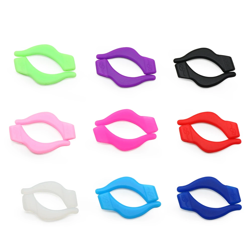 Дети очки силиконовый шнур и уха замки комплект мальчики девочки руководитель
