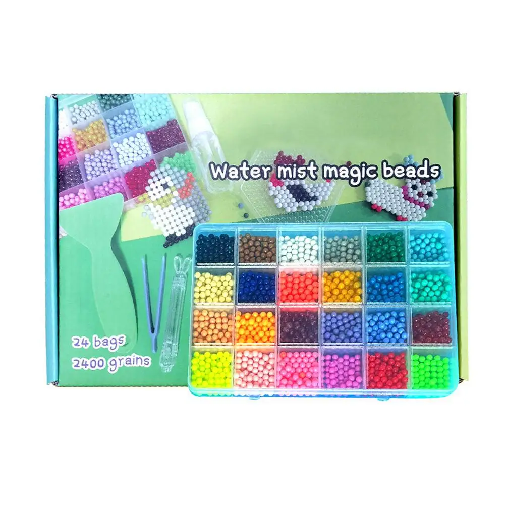 

Sticky Beads Kids Water Fuse Beads Creative Waterbeads Magic Water Sticky Beads Art Crafts Toys Suitable For Kids Beginners Acti