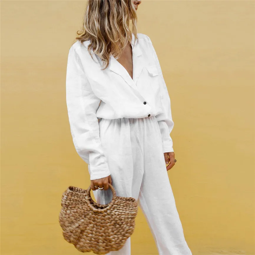 Костюмы женские деловые с V образным вырезом облегающие хлопковые костюмы