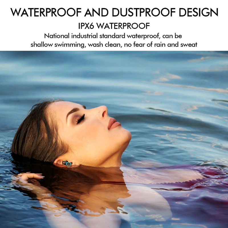 

X8 Touch Control TWS Bluetooth 5.0 Earphone Mini Wireless Earphones Headphones Stereo Earbuds Waterprood Sports Headset with Mic