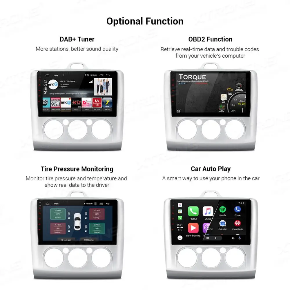 XTRONS 9 ''IPS новейший Android DSP GPS навигатор автомобильный стерео радио плеер для Ford