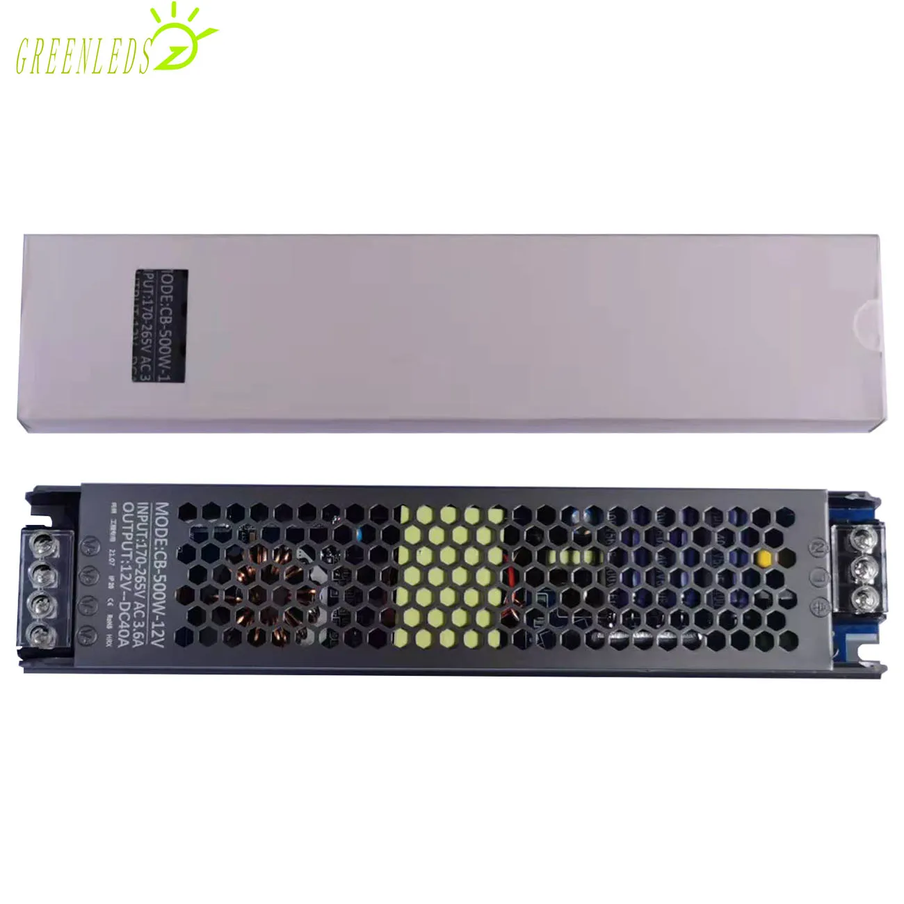 LED Light box power supply 500w Output DC12V or 24V Input Voltage 170-265V Pure Copper Mute with High Qualtiy 3 Years Warranties | Освещение