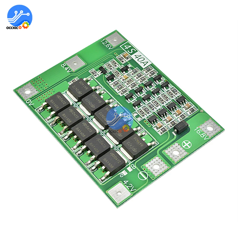 BMS 3S 4S 25A 30A 40A 60A литий ионный Батарея Зарядное Устройство Защиты доска DIY kit