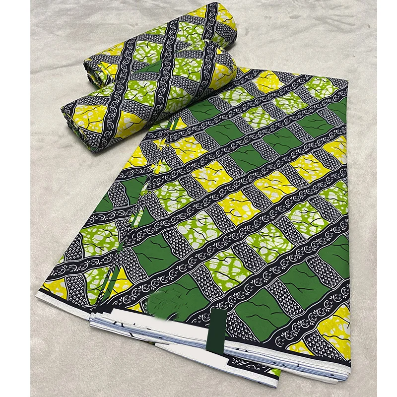 

nigerian real african print fabric 6 yards of African fabric African wax prints fabric for dress