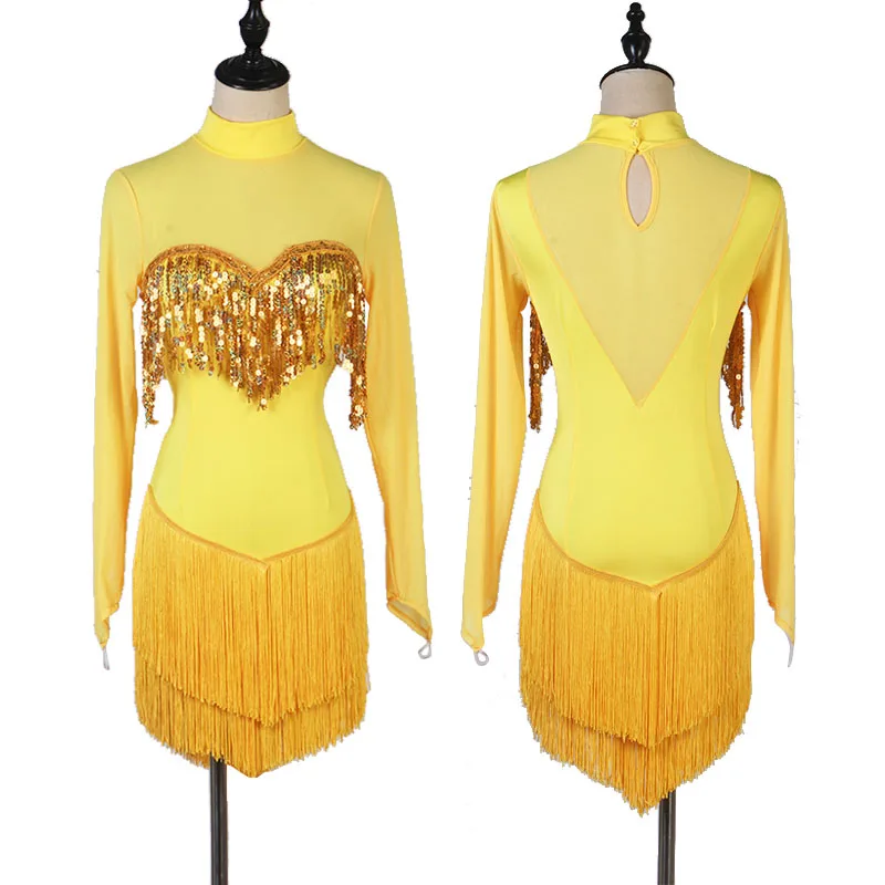 Платье для латиноамериканских танцев танго сальса ча соревнования бальные