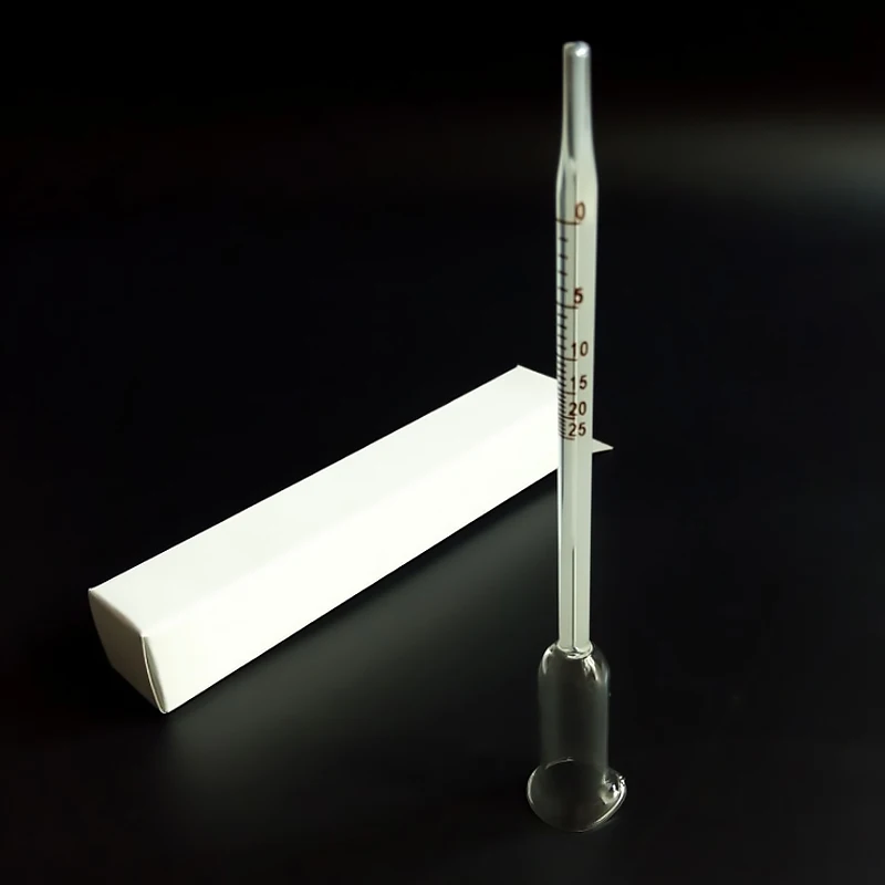 

0 to 25 Degree Glass Wine Shaker Alcohol Meter Vinometer Cork for a bottle Concentration Meters спиртометр Bar Alcoholometers