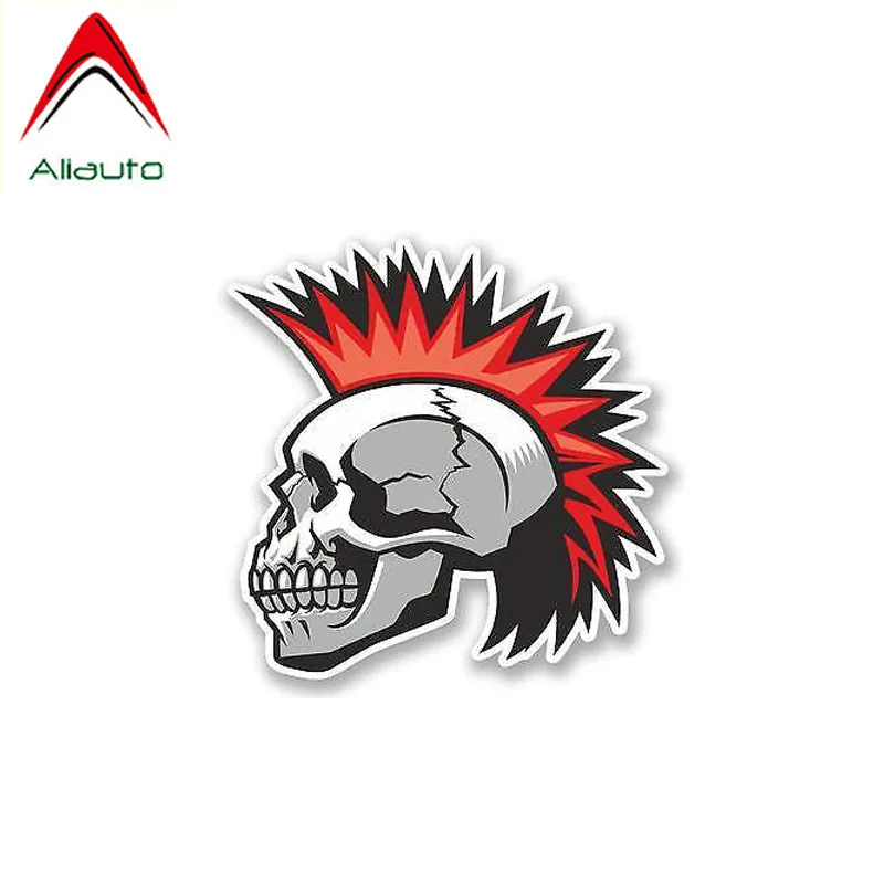 Aliauto индивидуальная Автомагнитола с черепом Mohawk США аксессуары в стиле панк