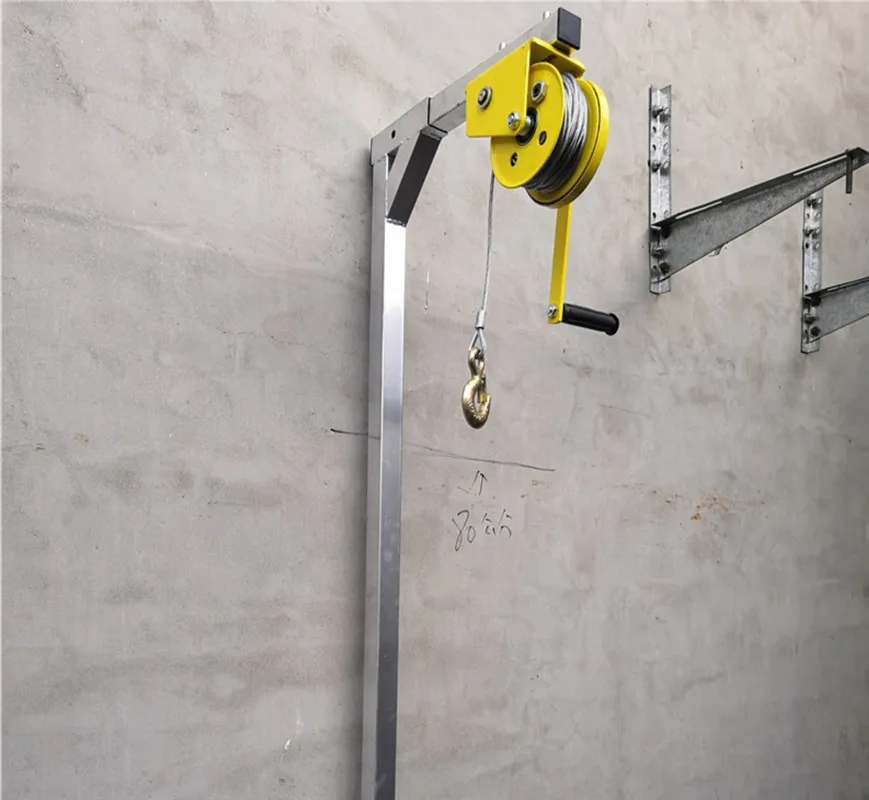 10/15 м гальванизированная наружная установка подъемный инструмент кран Складная