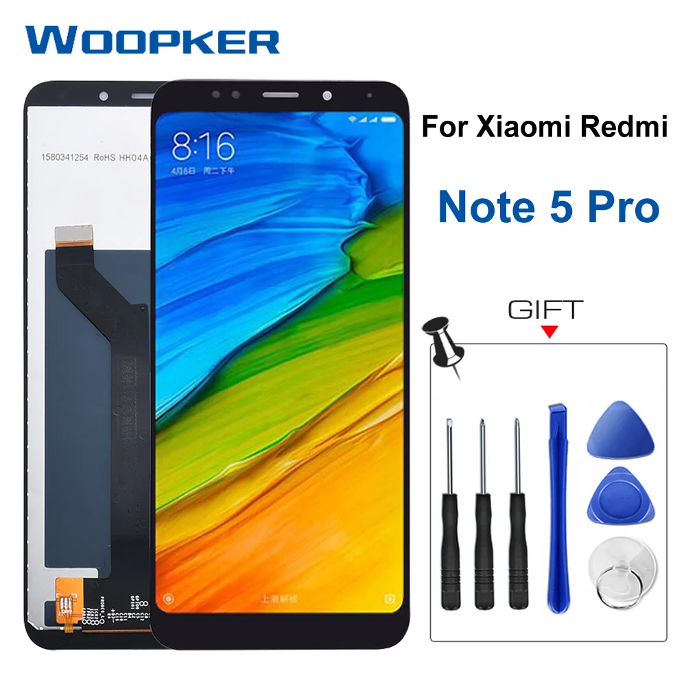 Оригинальный тачскрин аналагово сенсорного экрана для Xiaomi Redmi Note 5 Pro ЖК дисплей