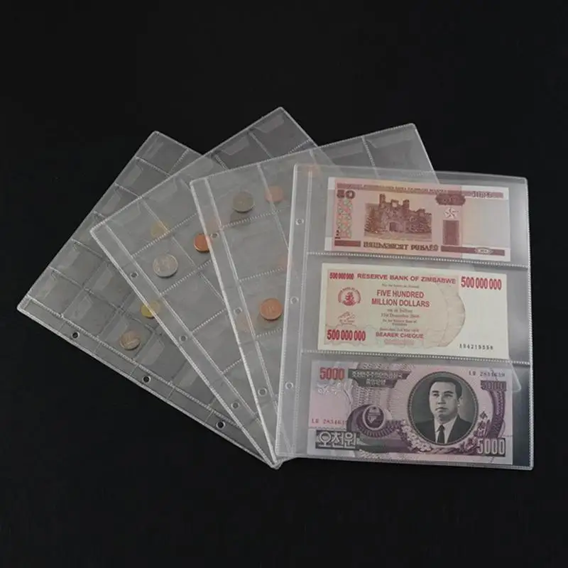 Пластиковый держатель для монет 252*200 мм альбом хранения декоративная рамка