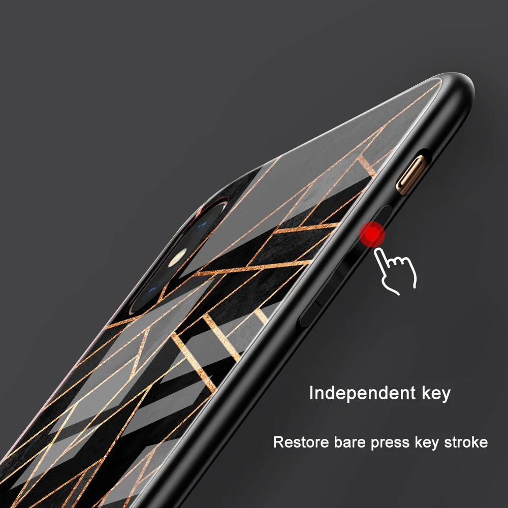 Ciciber цветной мраморный чехол для телефона iphone 11 Pro Max XR X XS чехлы из закаленного