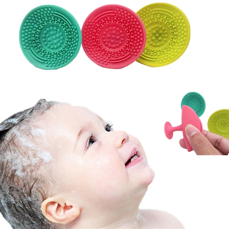 

Детская мини-щетка для ванны, Детская щетка для отшелушивания тела, щетка для чистки, Детская щетка для душа, купания, силикагелевая щетка