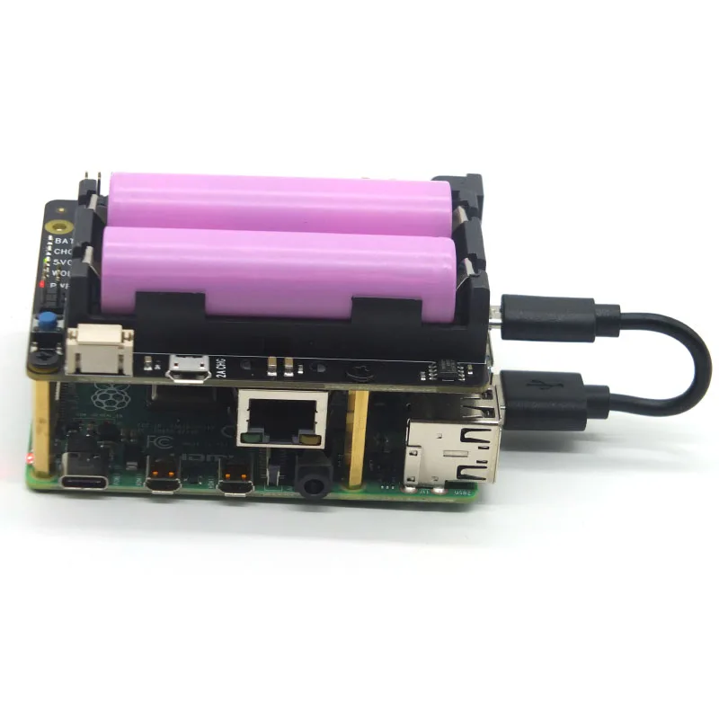 Raspberry Pi 4 Model B X725 UPS HAT 18650 Плата расширения управления питанием + безопасное
