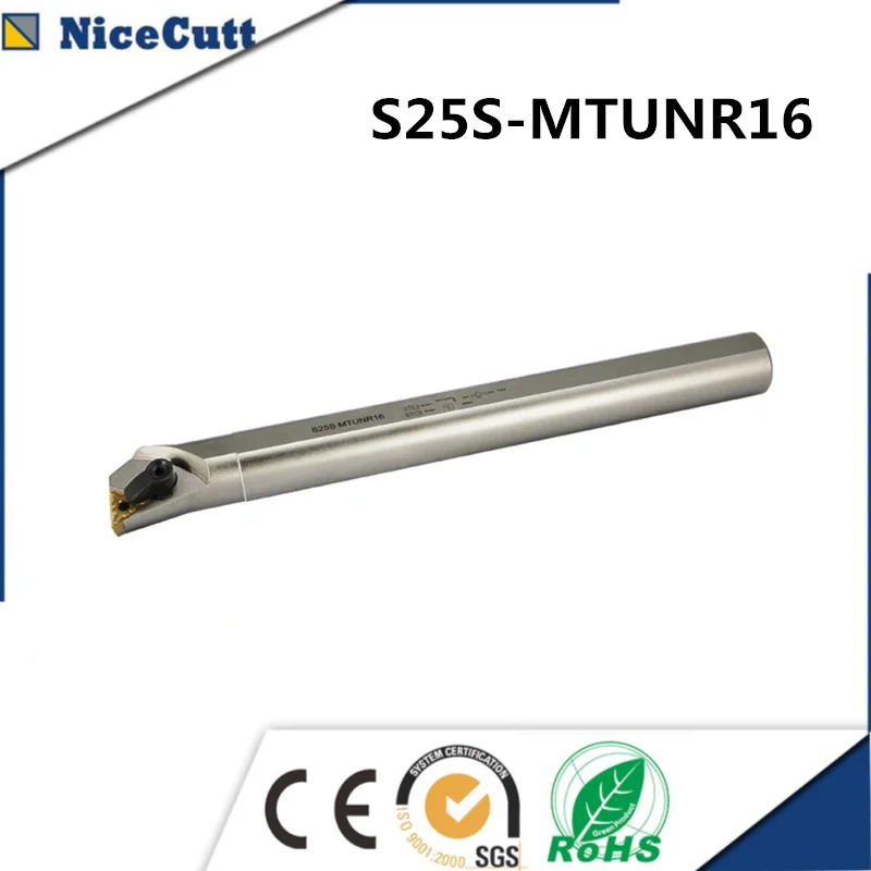 S25S MTUNR16 держатель для внутреннего токарного инструмента TNMG станка Nicecutt