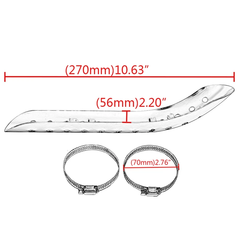 

Universal Motorcycle Chrome Exhaust Muffler Pipe Heat Shield Cover Guard Car Covers for Cruiser