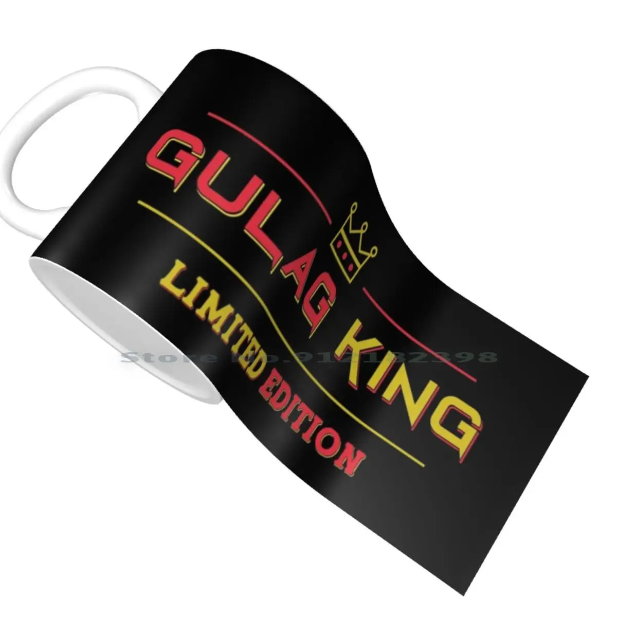 Gulag King Limited Edition Ceramic Mugs Coffee Cups Milk Tea Mug Warzone Gaming Gamer Battle Royale Verdansk | Дом и сад