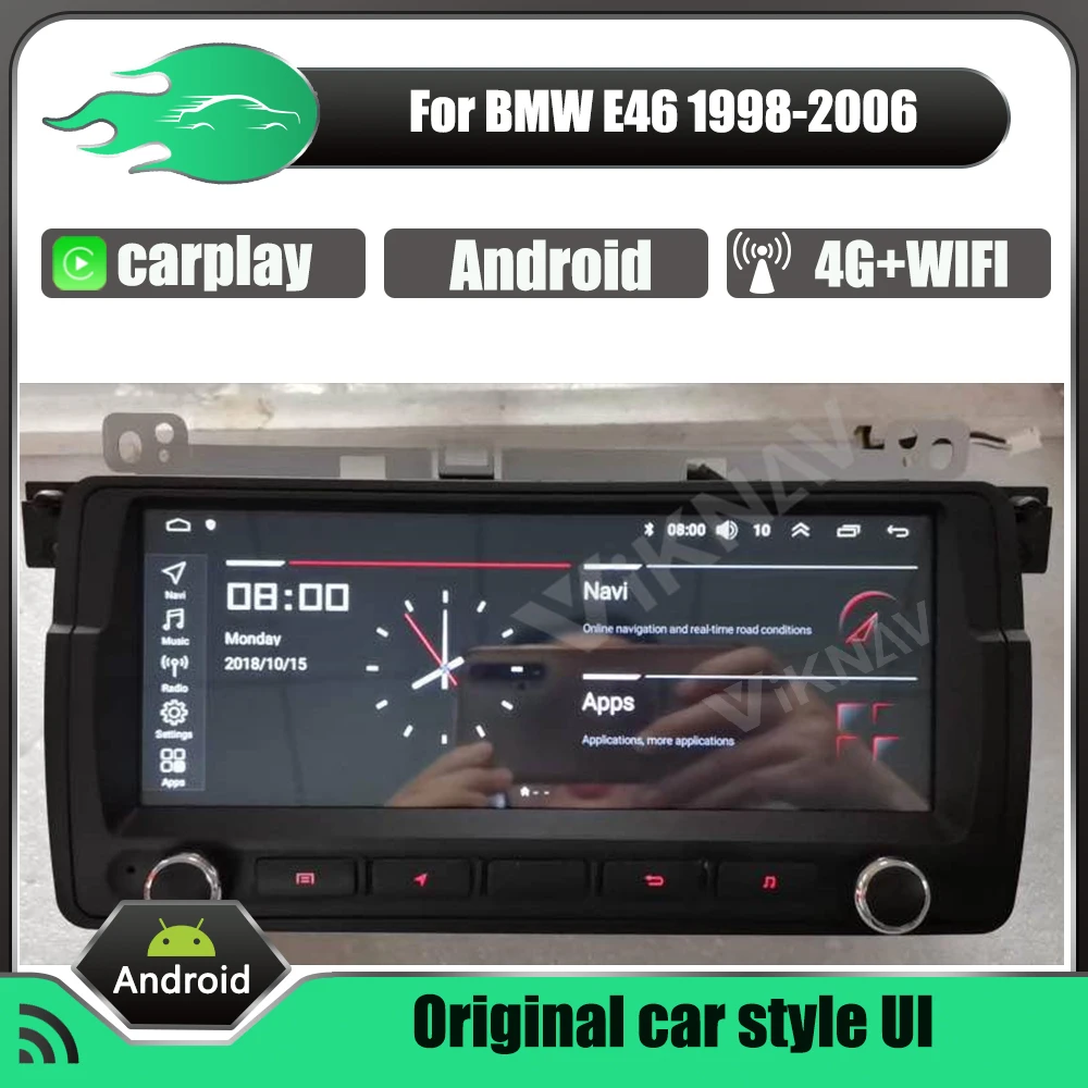 

2 Din Android touch screen car radio For BMW E46 1998-2006 car stereo recorder multimedia player GPS navigation head unit