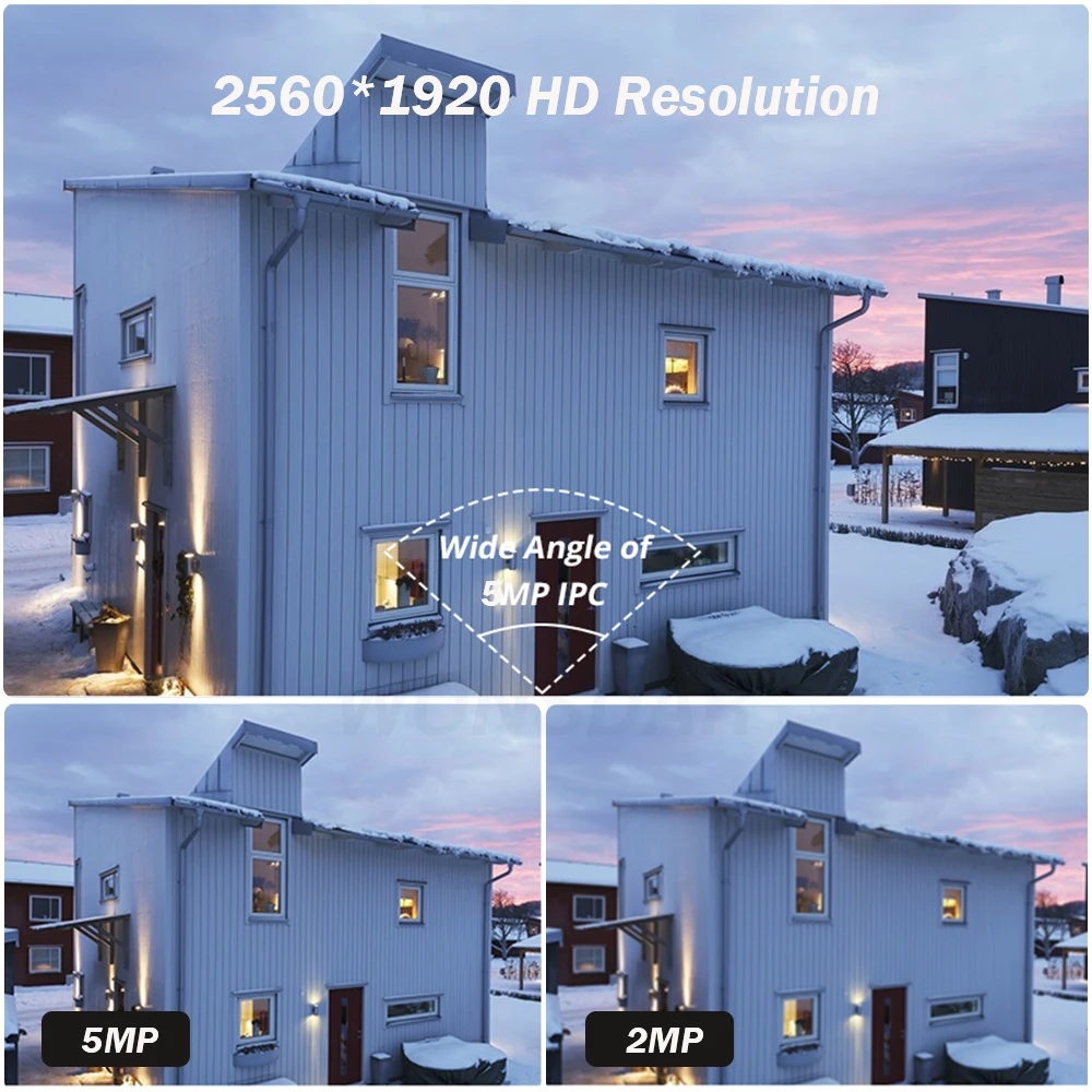 5MP IP камера безопасности WIFI автоматическое отслеживание 1080P HD наружная PTZ