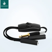 38cm black tattoo clip cord power adapter conversion cable double interface control switch connect tattoo accessories
