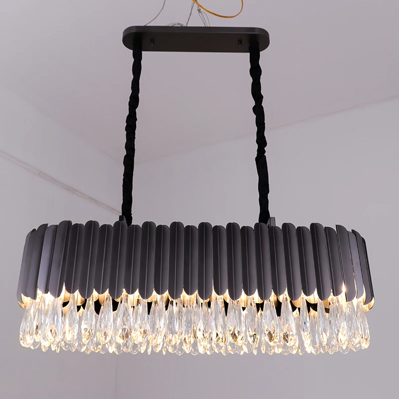 Современный подвесной светильник люстра роскошная хрустальная для отелей