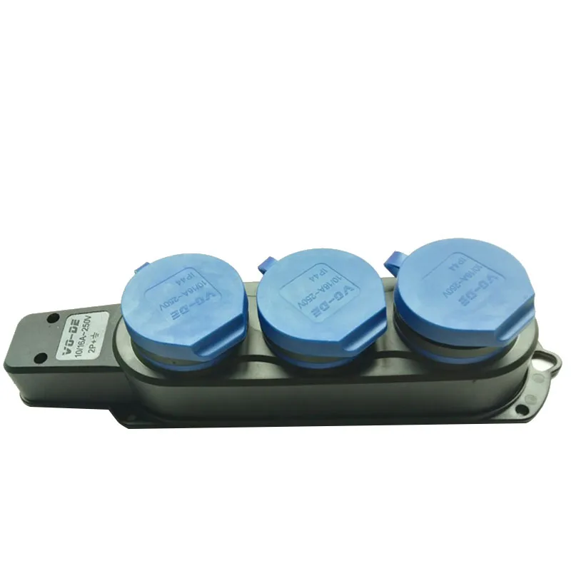 Штепсельная Вилка европейского стандарта IP44 уличная водонепроницаемая розетка