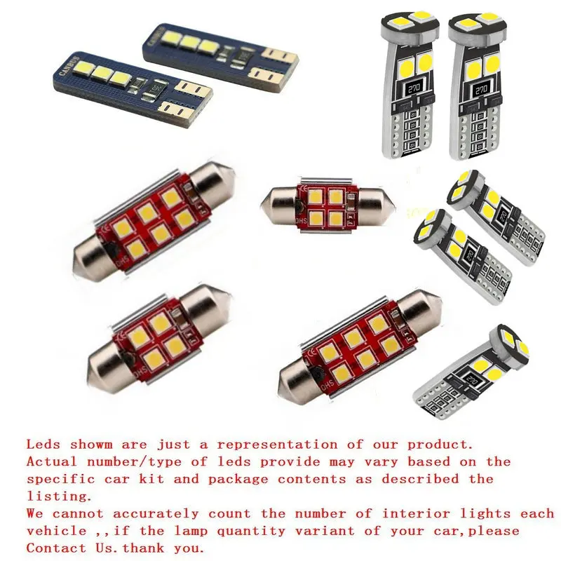Автомобильные аксессуары яркий белый супер-яркий набор для Opel Zafira A 1999 - 2005 без