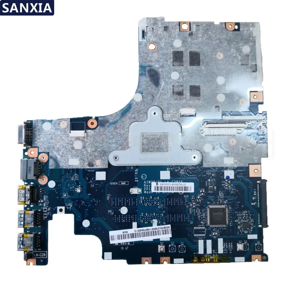 Материнская плата KEFU LA-C281P для ноутбука Lenovo Ideapad Z51-70 оригинальная материнская