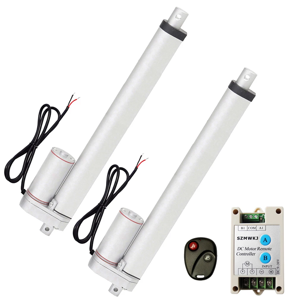 Линейный привод для тяжелых условий эксплуатации двигатель постоянного тока 2 х14