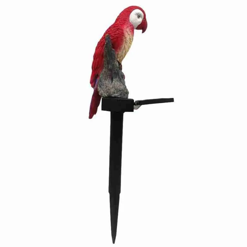 

1pc Parrot Shape Energy Lamp LED Solar Outdoor Garden Waterproof Lighting Night Light Parrot Lawn Lamp Decoration