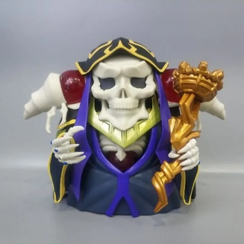 

10 см горячее аниме Ainz Ooal платье 631 # Mini Q Ver. Экшн-фигурки из ПВХ, Коллекционная модель, игрушки, украшение, подарок, Прямая поставка, игрушки