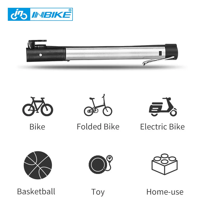 INBIKE, портативный велосипедный насос Presta Schrader, велосипедный дорожный горный велосипед, насос для горного велосипеда, игрушечный насос для шин, ручной насос для велосипеда